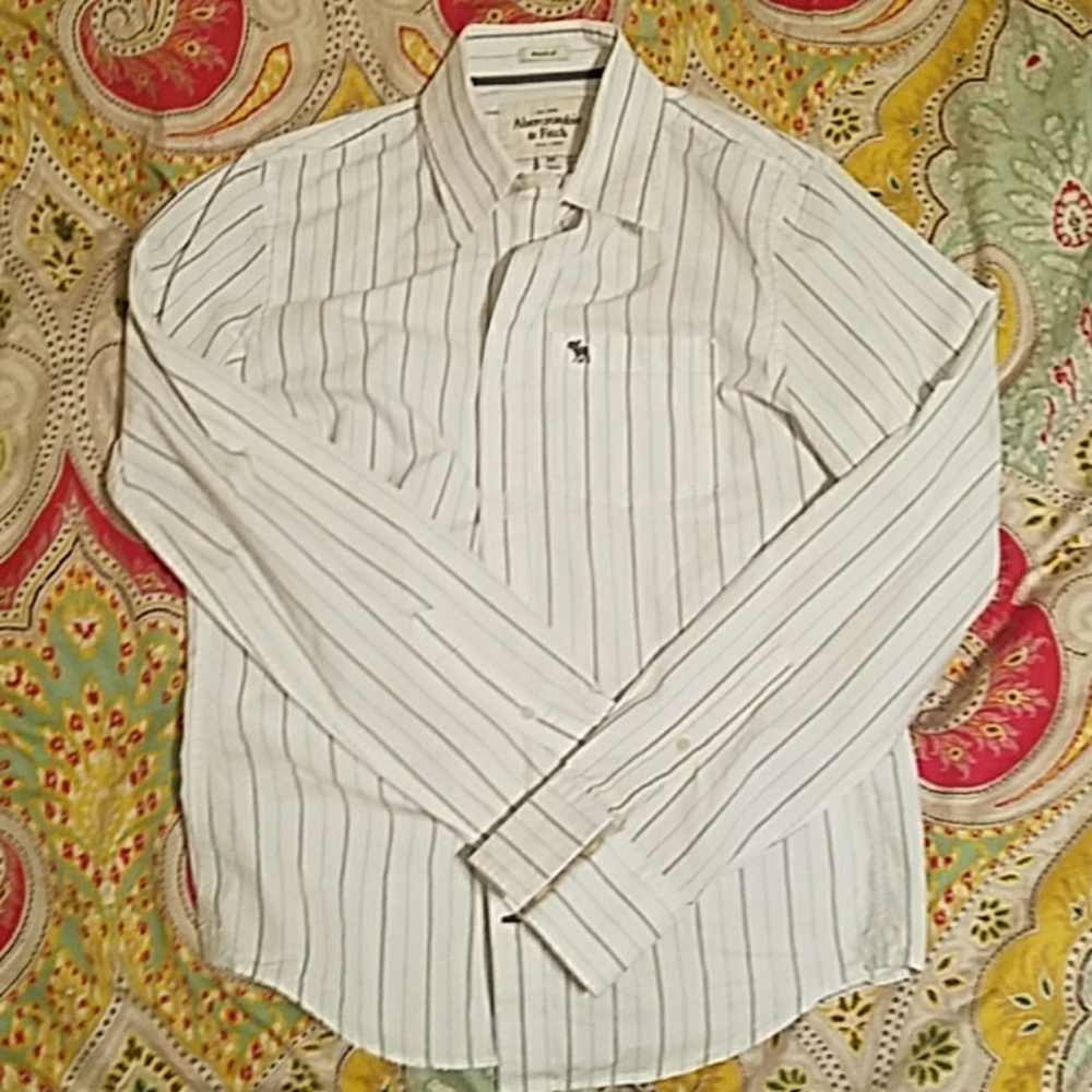 Abercrombie and Fitch muscle button up